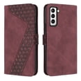 thumbnail image 1 of SaniMore Wallet Case for Samsung Galaxy S23 6.1" 2023, Durable PU Leather Case Kickstand Magnetic Clasp Cash Pocket Card Holders Shockproof Anti-drop Full Body Protective Case For Galaxy S23, Winered, 1 of 9