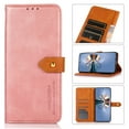 thumbnail image 1 of SaniMore Wallet Case for Samsung Galaxy S24 Plus, Wear-resistant PU Leather Case Card Slots Cash Pocket Kickstand Shockproof Anti-fall Full Body Protective Magnetic Case For S24 Plus, Rosegold, 1 of 7