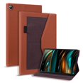 thumbnail image 1 of SaniMore Wallet Case for Samsung Galaxy Tab A8 (SM-X200/X205) 10.5" 2022, PU Leather Magnetic Closure Cover Support Pencil Holder Card Slot & Kickstand Full Body Protective Shell, Brown, 1 of 6