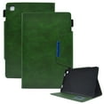thumbnail image 1 of SaniMore Wallet Case for Samsung Galaxy Tab A9 Plus Case 12.4" 2023 SM-X810/X816/X818, Card Slots Pen Holder [Auto Sleep] PU Leather Maganetic Ciasp Kickstand Shcokproof Protective Cover, Green, 1 of 10