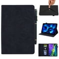 thumbnail image 1 of SaniMore Wallet Case for iPad 10th Generation 10.9" 2022, PU Leather Case with Embossed Sunflower Shockproof TPU Shell Card/Pen Holder Hand Rope Anti-slip Kickstand Tablet Case For iPad 10th , Black, 1 of 14