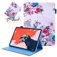 thumbnail image 1 of SaniMore Wallet Case for iPad 10th Generation 10.9" 2022, PU Leather Case Color Painting Shockproof TPU Shell Auto Wake/Sleep Card/Pen Holder Stand Anti-slip Strip Magnetic Case for iPad 2022, Rose, 1 of 15