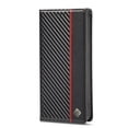 thumbnail image 1 of SaniMore Wallet Case for iPhone 14 Pro Max 6.7" 2022, Carbon Fiber Skin  Leather Flip Filio Case Kickstand Card Slots Full Body Protetcion Business Magnetic Case for iPhone 14 Pro Max, Vertical Line, 1 of 12