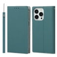 thumbnail image 1 of SaniMore Wallet Case for iPhone 14 Pro Max 6.7" 2022, Wrist Strap Flip Kickstand Card Slots Genuine PU Leather Shockproof TPU Shell Anti-fall Full-body Protective Cover For iPhone 14 Pro Max, Skyblue, 1 of 8