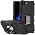 thumbnail image 1 of SaniMore for iPhone 8 Plus/ iPhone 7 Plus (5.5 inch) Case with Kickstand Armor Magnetic Ring Rugged Protective Military Grade Shockproof Case, Black, 1 of 8