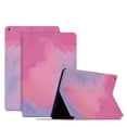 thumbnail image 1 of SaniMore for iPad 10.2" (9th/8th/7th Generation, 2021/2020/2019) Intelligent Power-Saving Case, PU Leather Case with Adjustable Kickstand Shockproof Protective Case for Women Ladies, Sunset Red, 1 of 9