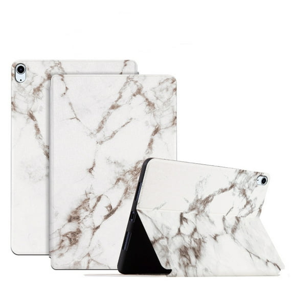 SaniMore for iPad 10th Generation 10.9" 2022 Case, PU Leather Case with Adjustable Kickstand Shockproof Protective Case for iPad 10th Gen 2022 Women Men, White