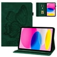 thumbnail image 1 of SaniMore for iPad 10th Generation 10.9" 2022 Case, PU Leather Case with Card Slot & Kickstand Pencil Holder & Hand Strap Shockproof Protective Case for Women Girls, Green, 1 of 9