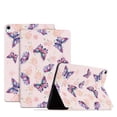 thumbnail image 1 of SaniMore for iPad Air 4th/5th Generation 10.9" 2020/2022 Intelligent Power-Saving Case, PU Leather Case with Adjustable Kickstand Shockproof Protective Case for Women Ladies, Rose Butterfly, 1 of 9