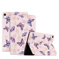 thumbnail image 1 of SaniMore for iPad Mini 6th Generation 8.3" 2021 Intelligent Power-Saving Case, PU Leather Case with Adjustable Kickstand Shockproof Protective Case for Women Ladies, Rose Butterfly, 1 of 9