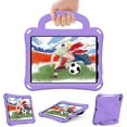 thumbnail image 1 of SaniMore for iPad Pro 11 2022/2021/2020/2018,iPad Air 5th/4th Generation/ipad 10.9" 2020 Case, Shockproof Full-Body Handle Stand Tablet Protective Kids-friendly Lightweight Cover, Purple, 1 of 6