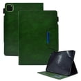 thumbnail image 1 of SaniMore for iPad Pro 11 2024 Wallet Case with Card Slots & Pen Holder [Auto Sleep] PU Leather Magnetic Ciasp Kickstand Shockproof TPU Shell Full-body Protctive Retro Cover, Green, 1 of 9