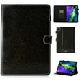 thumbnail image 1 of SaniMore for iPad Pro 11 2024Magnetic Clasp Case, PU Leather Case with Card Slot & Kickstand Pencil Holder Shockproof Protective Case for iPad Pro 11 2024 Women Men, Black, 1 of 11