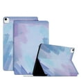 thumbnail image 1 of SaniMore for iPad Pro 11" 4th/3rd/2rd/1st Gen 2022/2021/2020/2018 Intelligent Power-Saving Case, PU Leather Case with Adjustable Kickstand Shockproof Protective Case for Women Ladies, Fog Blue, 1 of 9