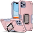 thumbnail image 1 of SaniMore for iPhone 11 Pro Case, iPhone 11 Pro Case with Kickstand Armor Magnetic Ring Rugged Protective Military Grade Shockproof Case for iPhone 11 Pro 5.8" 2019, Rosegold, 1 of 9