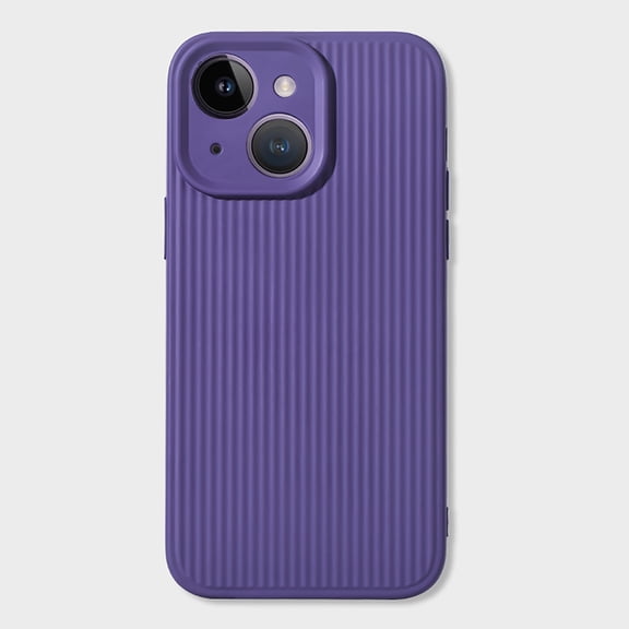 SaniMore for iPhone 12 Case, Silky-Soft Touch Full-Body Protective Phone Cover, Shockproof Camera Protection, Soft Anti-Scratch Anti-slip Microfiber Lining Inside for iPhone 12, Darkpurple