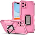 thumbnail image 1 of SaniMore for iPhone 12 Pro Case, iPhone 12 Pro Case with Kickstand Armor Magnetic Ring Rugged Protective Military Grade Shockproof Case for iPhone 12 Pro 6.1" 2020, Pink, 1 of 9