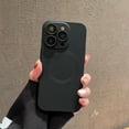 thumbnail image 1 of SaniMore for iPhone 12 Pro Max Liquid Magnetic Case, Flexible TPU Case with Wireless Charging & Tempered Glass Camera Lens Protector for iPhone 12 Pro Max Shockproof Protective Cover, Black, 1 of 9