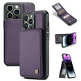 thumbnail image 1 of SaniMore for iPhone 13 Pro 6.1" 2021 Case, Wallet with Credit Card Holder, Premium PU Leather Magnetic Clasp Kickstand RFID Blocking Shockproof Slim Anti-fall Cover, Purple, 1 of 12
