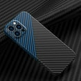 thumbnail image 1 of SaniMore for iPhone 13 Pro 6.1" 2021 Slim Case, Carbon Fiber Support Wireless Charging Shockproof Anti-drop Lens All-inclusive Heavy Duty Protective Anti-fingerprint Magnetic Case, Blackblue, 1 of 10