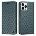 thumbnail image 1 of SaniMore for iPhone 13 Pro 6.1" Magnetic Flip Wallet Embossing Case, Premium PU Leather Case with 2 Card Slots & Multi-Angle Kickstand Full Body Protective Case for Ladies Men, Green, 1 of 7