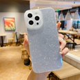 thumbnail image 1 of SaniMore for iPhone 13 Pro Case, Anti-yellow Transparent Backplane + Glitter Bling Paper, Lens All-inclusive Shockproof Anti-fall Stylish for Girls Women Slim Lightweight Shell, Clear, 1 of 11
