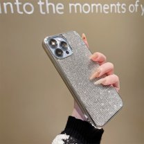 SaniMore for iPhone 13 Pro Case, Luxury Bling Glitter Diamond Cover for Girls Women Ladies Slim & Lightweight Flexible TPU All-Inclusive Protection Shell for iPhone 13 Pro, Silver