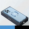 thumbnail image 1 of SaniMore for iPhone 13 Pro Magnetic Case with Wireless Charging, Rugged PC Case with Tempered Glass Camera Lens Protector & Dust Proof Net Shockproof Protective Cover, Darkblue, 1 of 8