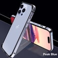 thumbnail image 1 of SaniMore for iPhone 13 Pro Max 6.7" 2021 Case, Heavy Duty Protective Alloy Back Shockproof TPU Frame Wear-resistant Anti-fall Anti-scratch Slim Lightweight Hybird Case For iPhone 13 Pro Max, Blue, 1 of 9