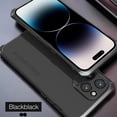thumbnail image 1 of SaniMore for iPhone 13 Pro Max 6.7" 2021 Case, Heavy Duty Protective Alloy Frame Rugged Frosted PC Backplane Drop Resistant Shockproof Anti-scratch Slim Lightweight Hybird Case, Black, 1 of 8