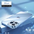 thumbnail image 1 of SaniMore for iPhone 13 Pro Max 6.7" 2021 Case, Plating Nano Shockproof Anti-fall Shell Lens All-inclusive [Camera Film] Anti-scratch Crystal-clear Thin Lightweight Cover for iPhone 13 Pro Max, Blue, 1 of 5