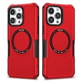thumbnail image 1 of SaniMore for iPhone 13 Pro Max 6.7" 2021 Case, Rugged PC Back Shockproof TPU Bumper Wireless Charging Strong Magnetic Shell Slim Lightweight Heavy Duty Protective Cover for iPhone 13 Pro Max, Winered, 1 of 10