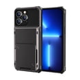 thumbnail image 1 of SaniMore for iPhone 13 Pro Max 6.7" 2021 Case, Shockproof Drop Resisatnt Flip Card Slots Wallet Bracket Rugged PC Back + Soft TPU Bumper Anti-scratch Heavy Duty Protective Slim Case, Gray, 1 of 8