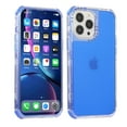 thumbnail image 1 of SaniMore for iPhone 13 Pro Max 6.7" 2021 Csae, Crystal Solid Color Rugged Backplane for Women Girls Shockproof TPU Bumper Drop-proof Slim Lightweight for iPhone 13 Pro Max 6.7 inch, Blue, 1 of 7