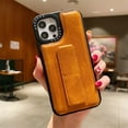 thumbnail image 1 of SaniMore for iPhone 13 Pro Max 6.7" Multifunctional Wallet Case with Card Slot & Kickstand, Premium PU Leather Case with Adjustable Wrist Strap Shockproof Protective Case, Yellow, 1 of 10