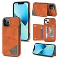 thumbnail image 1 of SaniMore for iPhone 13 Pro Max 6.7" PU Leather Case RFID Blocking, Back Magnetic Button Flip Wallet Cover Built-in Card Slot & Multi-Angle Kickstand Ultra-Thin Full Body Protective Shell, Brown, 1 of 8