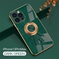 thumbnail image 1 of SaniMore for iPhone 13 Pro Max All-Inclusive Electroplating Silicone Magnetic Case, Three Dimensional Astronaut Case with Car Mount & Ring Kickstand Shockproof Protective Cover, Darkgreen, 1 of 10