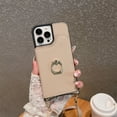 thumbnail image 1 of SaniMore for iPhone 13 Pro Max Case, for Girls Ladies Women, Back Flip Wallet Credit Card Slot Cover Built-in Detachable Shoulder Strap Ring Kickstand PU Leather Shockproof Protection Shell, Khaki, 1 of 9