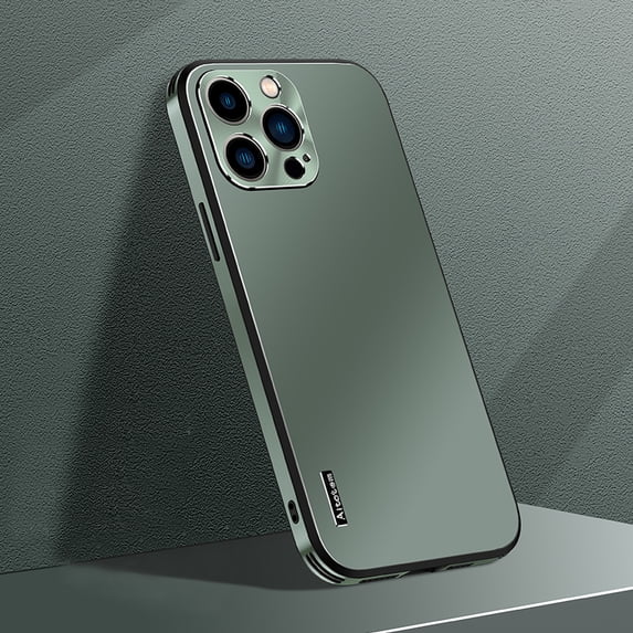 SaniMore for iPhone 13 Pro Max Ultra-Thin Camera Protection Case, Upgrade Matte Back Panel Anti-Fingerprint Shockproof Heavy Duty Protective Case for iPhone 13 Pro Max Women Men, Darkgreen