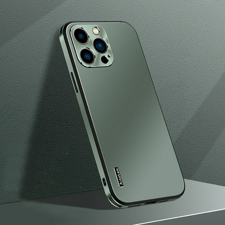 SaniMore for iPhone 13 Pro Ultra-Thin Camera Protection Case, Upgrade Matte Back Panel Anti-Fingerprint Shockproof Heavy Duty Protective Case for iPhone 13 Pro Women Men, Darkgreen