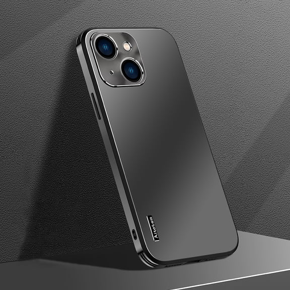 SaniMore for iPhone 13 Ultra-Thin Camera Protection Case, Upgrade Matte Back Panel Anti-Fingerprint Shockproof Heavy Duty Protective Case for iPhone 13 Women Men, Black