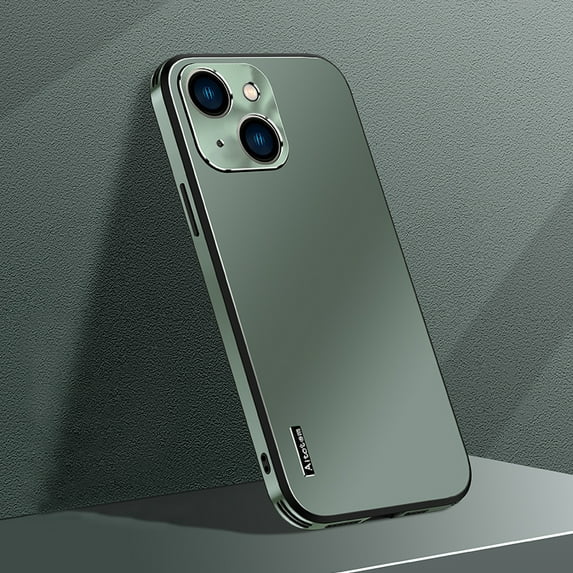 SaniMore for iPhone 13 Ultra-Thin Camera Protection Case, Upgrade Matte Back Panel Anti-Fingerprint Shockproof Heavy Duty Protective Case for iPhone 13 Women Men, Darkgreen