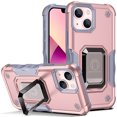 thumbnail image 1 of SaniMore for iPhone 13 mini Case, iPhone 13 mini Case with Kickstand Armor Magnetic Ring Rugged Protective Military Grade Shockproof Case for iPhone 13 mini 5.4" 2021, Rosegold, 1 of 8