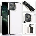 thumbnail image 1 of SaniMore for iPhone 14 6.1" 2022 Case with Flip Wallet Credit Card Holder, PU Premium Leather Magnetic Clasp Kickstand Heavy Duty Shockproof Anti-drop Cover For iPhone 14, White, 1 of 9