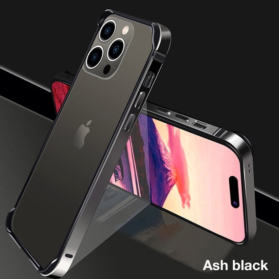 SaniMore for iPhone 14 6.1" 2022 Case, Heavy Duty Protective Alloy Shockproof TPU Frame Wear-resistant Anti-fall Anti-scratch Slim Lightweight Hybird Case For iPhone 14 6.1" 2022, Black