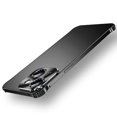 thumbnail image 1 of SaniMore for iPhone 14 (6.1" 2022) Case, Metal Backplane Framless Design Drop Resistant Slim Fit Anti-greasy Anti-Fingerprint Shockproof Lightweight Skin-feel Shell for iPhone 14, Black, 1 of 9