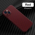 thumbnail image 1 of SaniMore for iPhone 14 6.1" 2022 Slim Case, Carbon Fiber Support Wireless Charging Shockproof Anti-drop Lens All-inclusive Heavy Duty Protective Anti-fingerprint Magnetic Case For iPhone 14, Winered, 1 of 11