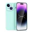 thumbnail image 1 of SaniMore for iPhone 14 Case, Silicone Phone Cover [Military Grade Drop Protection] [Anti-Scratch Microfiber Lining] Silicone Ultra Slim Shockproof for iPhone 14, Blue, 1 of 12