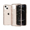 thumbnail image 1 of SaniMore for iPhone 14 Plus 6.7" Lightweight Glitter Case, Rugged Clear PC Back [Not Yellowing Technology] Full Body Protective Case for iPhone 14 Plus Women Ladies Girls, Gold, 1 of 8