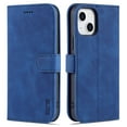 thumbnail image 1 of SaniMore for iPhone 14 Plus Case Magnetic Closure Wallet [RFID Blocking], Premium PU Leather Cover with Kickstand & Card Slot Full Body Protective Shell for Samsung iPhone 14 Plus, Blue, 1 of 7